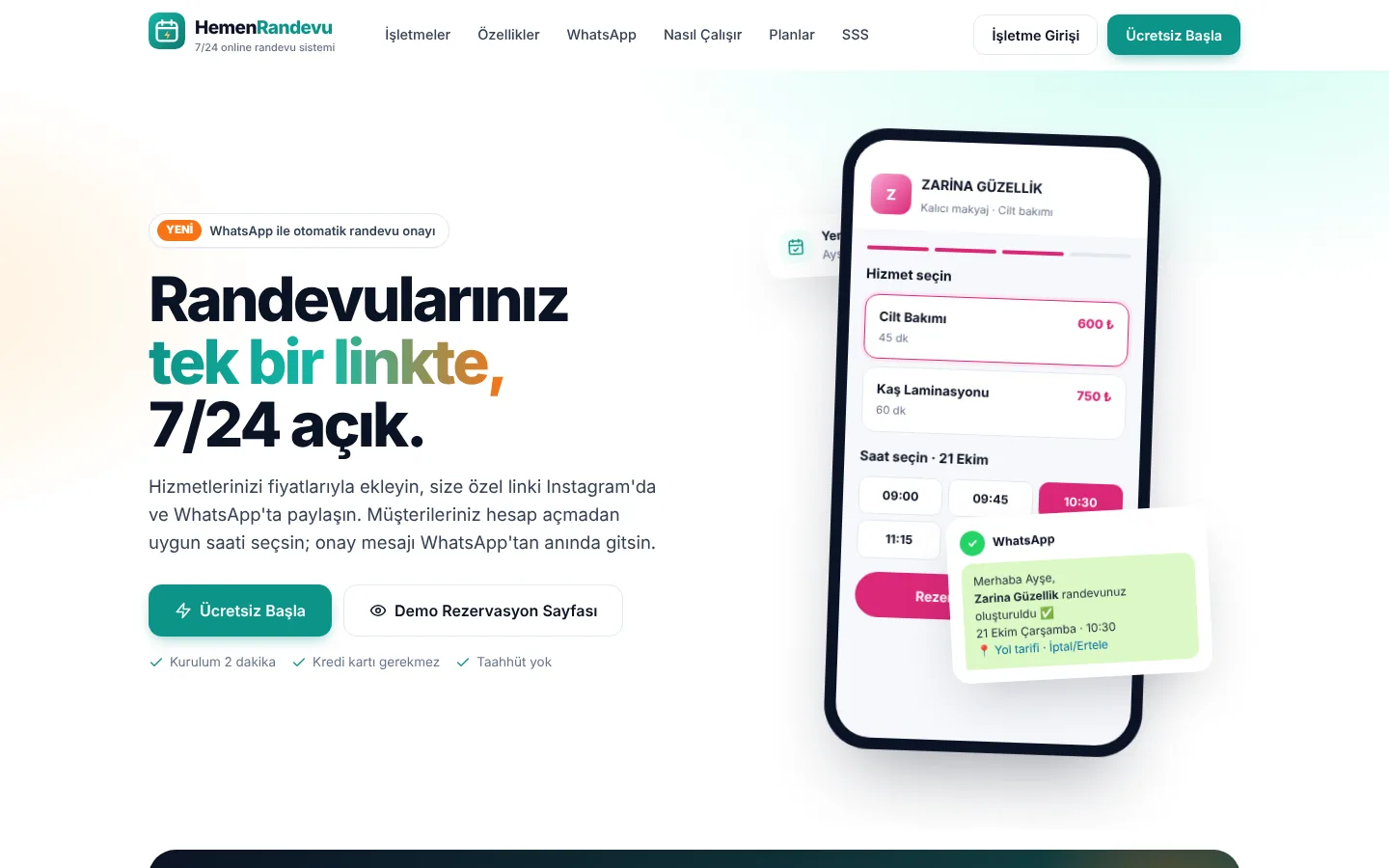 Tanıtım sayfası